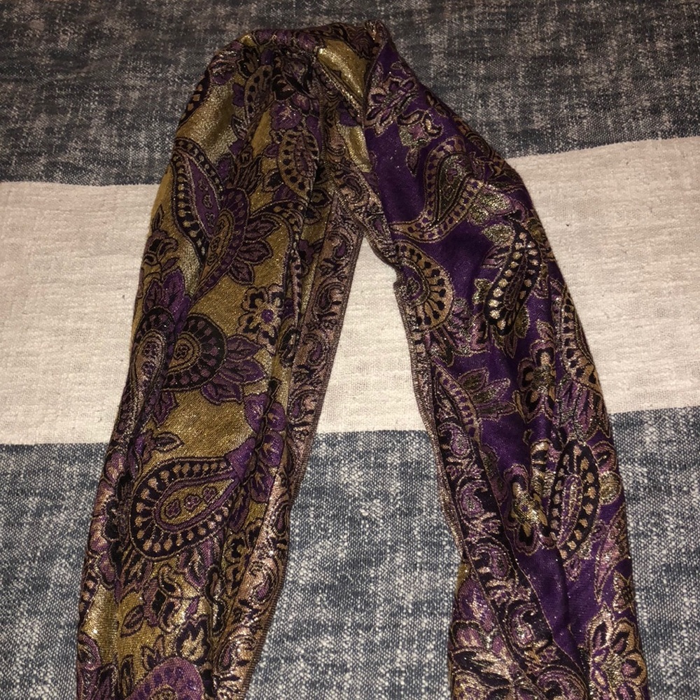 Purple & Gold Scarf